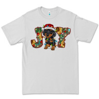 Dove Grey dachshund puppy christmas joy Premium Tee - BarkalooDesign