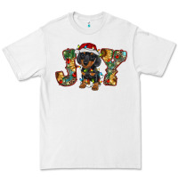 White dachshund puppy christmas joy Premium Tee - BarkalooDesign