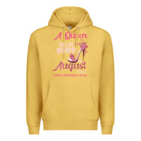 Antique Gold A Queen Was Born In August 1965 Happy Birthday To Me 55 Years Old Premium Hoodie - Bettercallsaul