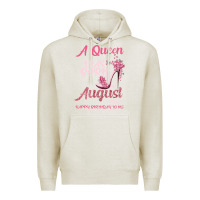 Oatmeal Heather A Queen Was Born In August 1965 Happy Birthday To Me 55 Years Old Premium Hoodie - Bettercallsaul