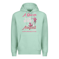 Seafoam A Queen Was Born In August 1965 Happy Birthday To Me 55 Years Old Premium Hoodie - Bettercallsaul