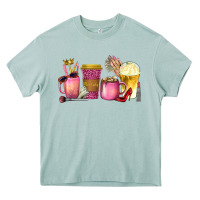 Arona boss lady coffee cups with money Heavy Core Tee - texasbilliewilder