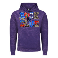 Cloud Purple back the blue Vintage Hoodie - AdoDesignShop