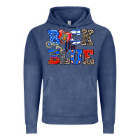 Vintage Denim back the blue Vintage Hoodie - AdoDesignShop
