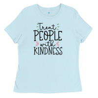 Baby Blue people Ladies Tee - Unal Design