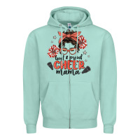 Loud&proud Mama Messy Bun Zipper Hoodie | Teevron