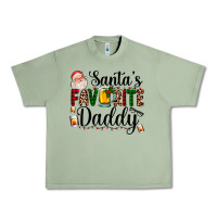 Oil Green santa's favorite daddy Urban Heavy Tee - AdoDesignShop