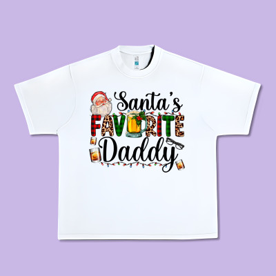 Santa's Favorite Daddy Urban Heavy Tee Designed By Adodesignshop