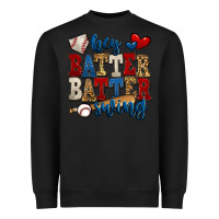 Black hey batter batter swing baseball Heavyweight Sweatshirt - Jasminsmagicworld