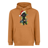 Meerkat christmas black poodles dog Heavyweight Hoodie - LillyAllenDesigns