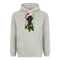 Moon Dust christmas black poodles dog Heavyweight Hoodie - LillyAllenDesigns