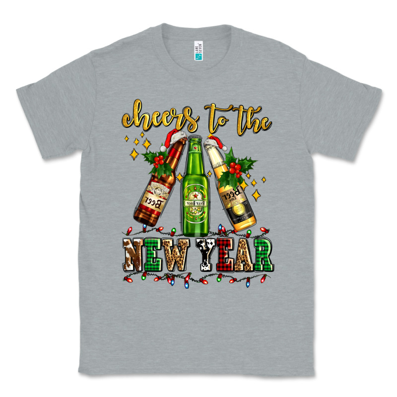 Cheers To The New Year With Beers Classic Tee by AdoDesignShop | Teevron