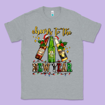 Cheers To The New Year With Beers Classic Tee Designed By Adodesignshop