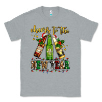 Heather Grey cheers to the new year with beers Classic Tee - AdoDesignShop