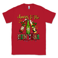 Red cheers to the new year with beers Classic Tee - AdoDesignShop