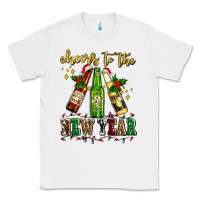 White cheers to the new year with beers Classic Tee - AdoDesignShop