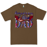 Cacao American dad with cowboy Premium Tee - texasbilliewilder