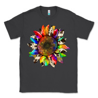 Smoke tie dye sunflower with cowhide Classic Tee - Artiststas