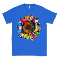 True Royal tie dye sunflower with cowhide Classic Tee - Artiststas