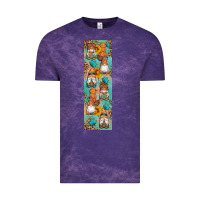 Cloud Purple Fall Gnomes Vintage Tee - Artiststas