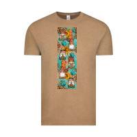 Vintage Coffee Fall Gnomes Vintage Tee - Artiststas