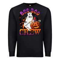 Black Boo Boo Crew Nurse Premium Sweatshirt - LillyAllenDesigns