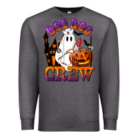 Charcoal Heather Boo Boo Crew Nurse Premium Sweatshirt - LillyAllenDesigns