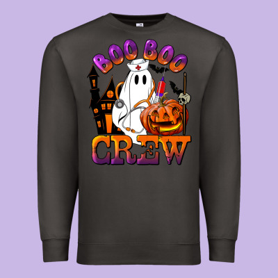 Boo Boo Crew Nurse Premium Sweatshirt Designed By Lillyallendesigns