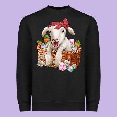 Easter Lamb Heavyweight Sweatshirt Designed By Jasminsmagicworld