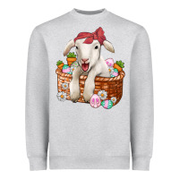 Heather Grey easter lamb Heavyweight Sweatshirt - Jasminsmagicworld