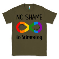 Army Green no Shame Stimming Classic Tee - CowhideDigitalArt
