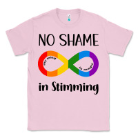 Bubblegum Pink no Shame Stimming Classic Tee - CowhideDigitalArt