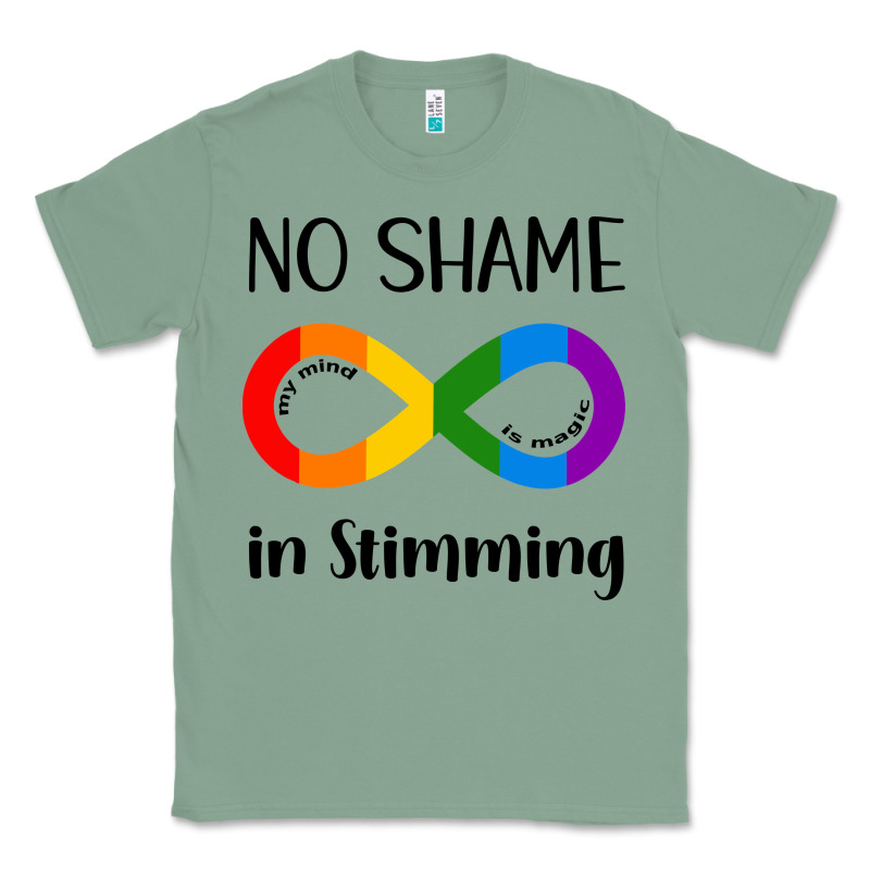 No Shame Stimming Classic Tee by CowhideDigitalArt | Teevron