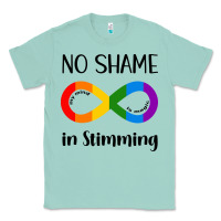 Seafoam no Shame Stimming Classic Tee - CowhideDigitalArt