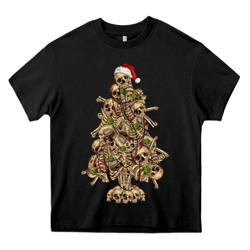 Skeleton Christmas Tree Heavy Core Tee by RanaPortraitStore | Teevron