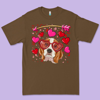 Premium Tee valentine's day  beagle