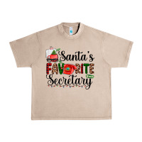 French Oak santa's favorite secretary Urban Heavy Tee - AdoDesignShop