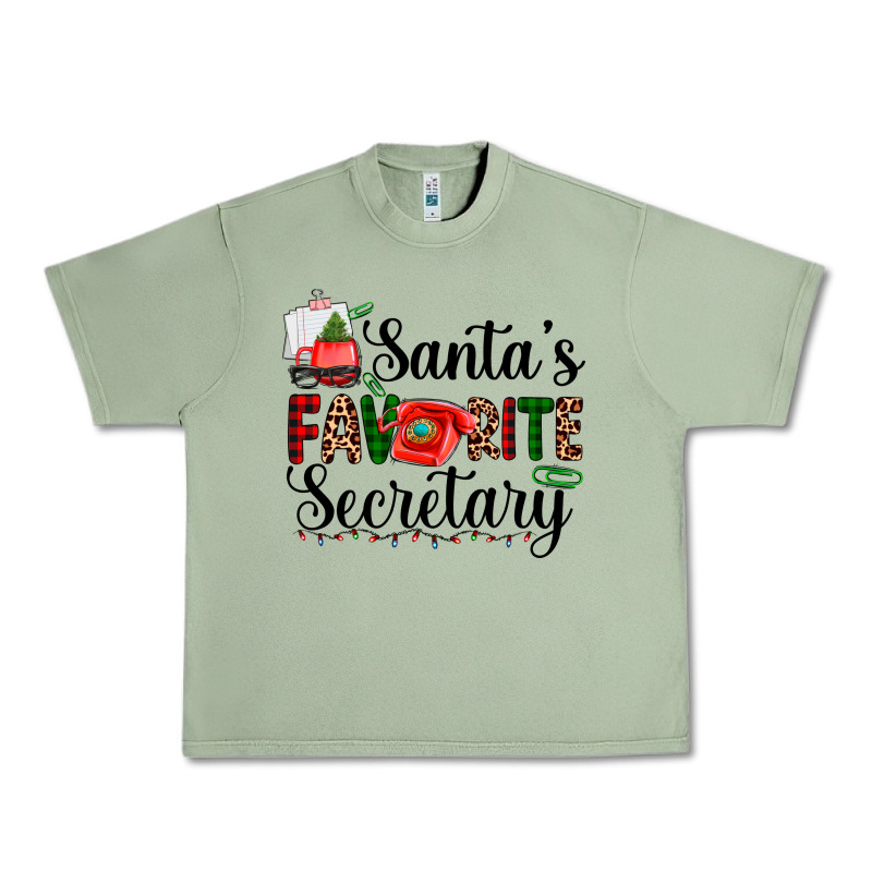 Santa's Favorite Secretary Urban Heavy Tee by AdoDesignShop | Teevron