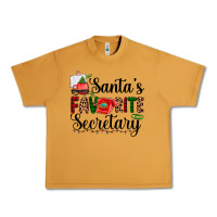 Peanut Butter santa's favorite secretary Urban Heavy Tee - AdoDesignShop