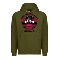 Army Green I kissed a dog and I like it Premium Hoodie - Bettercallsaul