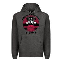 Charcoal Heather I kissed a dog and I like it Premium Hoodie - Bettercallsaul