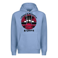 Colony Blue I kissed a dog and I like it Premium Hoodie - Bettercallsaul