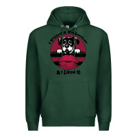 Sports Green I kissed a dog and I like it Premium Hoodie - Bettercallsaul