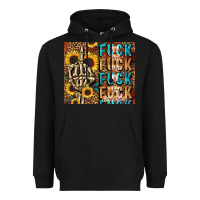 Black fuck Heavyweight Hoodie - LillyAllenDesigns