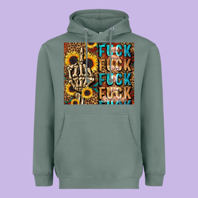 Fuck Heavyweight Hoodie Designed By Lillyallendesigns