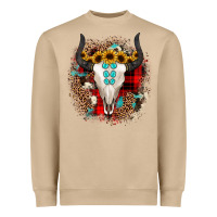 Mushroom bullskull christmas Heavyweight Sweatshirt - JahusDesignShop
