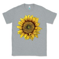 Heather Grey sunflower Classic Tee - Artiststas