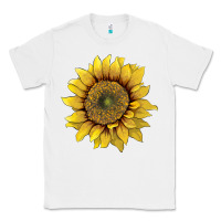 White sunflower Classic Tee - Artiststas