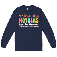 Navy mothers are like flowers Long Sleeve Tee - JahusDesignShop