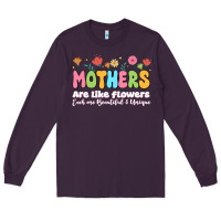 Plum mothers are like flowers Long Sleeve Tee - JahusDesignShop